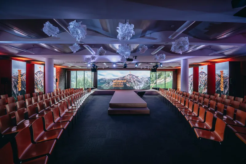 Technische Produktion der Wustenrot-Konferenz / realisiert von SCREENRENTAL