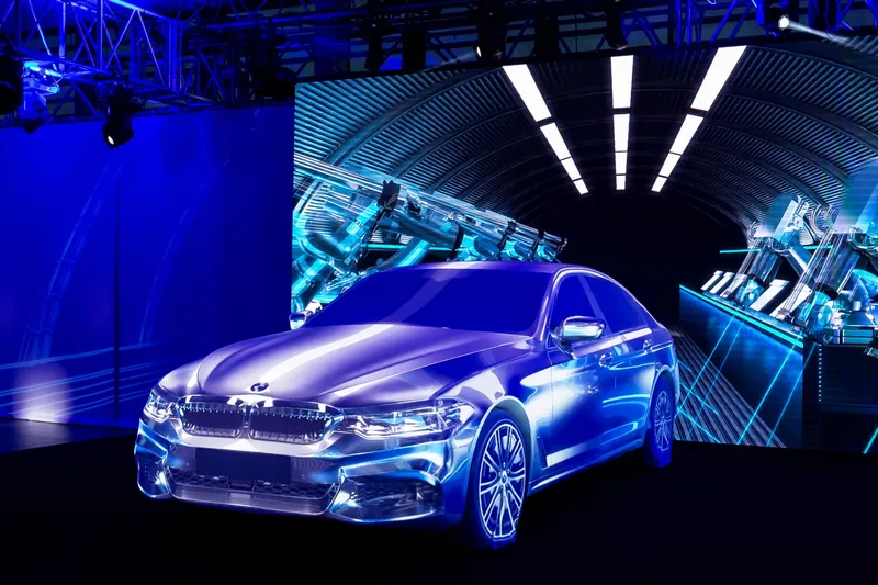 BMW 5 / Invelt Praha / realizace SCREENRENTAL