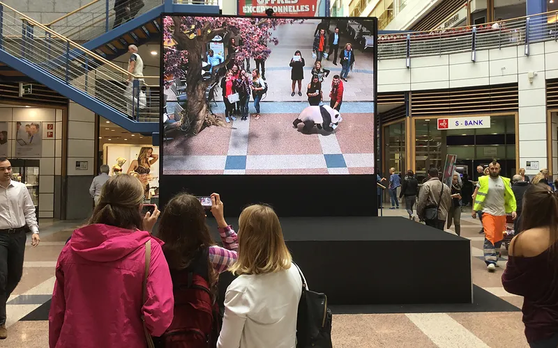 Augmented reality, Luxembourg / realisiert von SCREENRENTAL