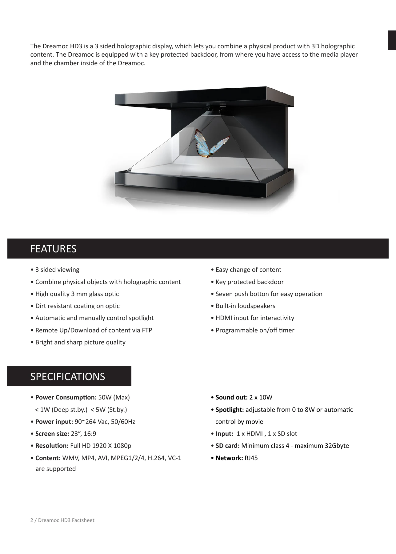 DREAMOC HD — page 2 of 6