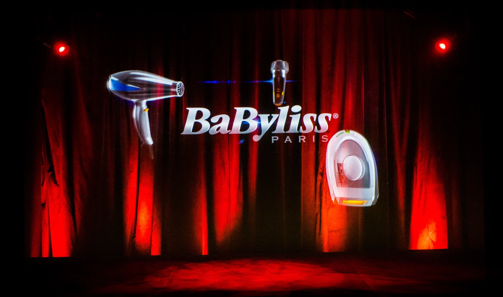 The BaByliss range as a spatial product presentation